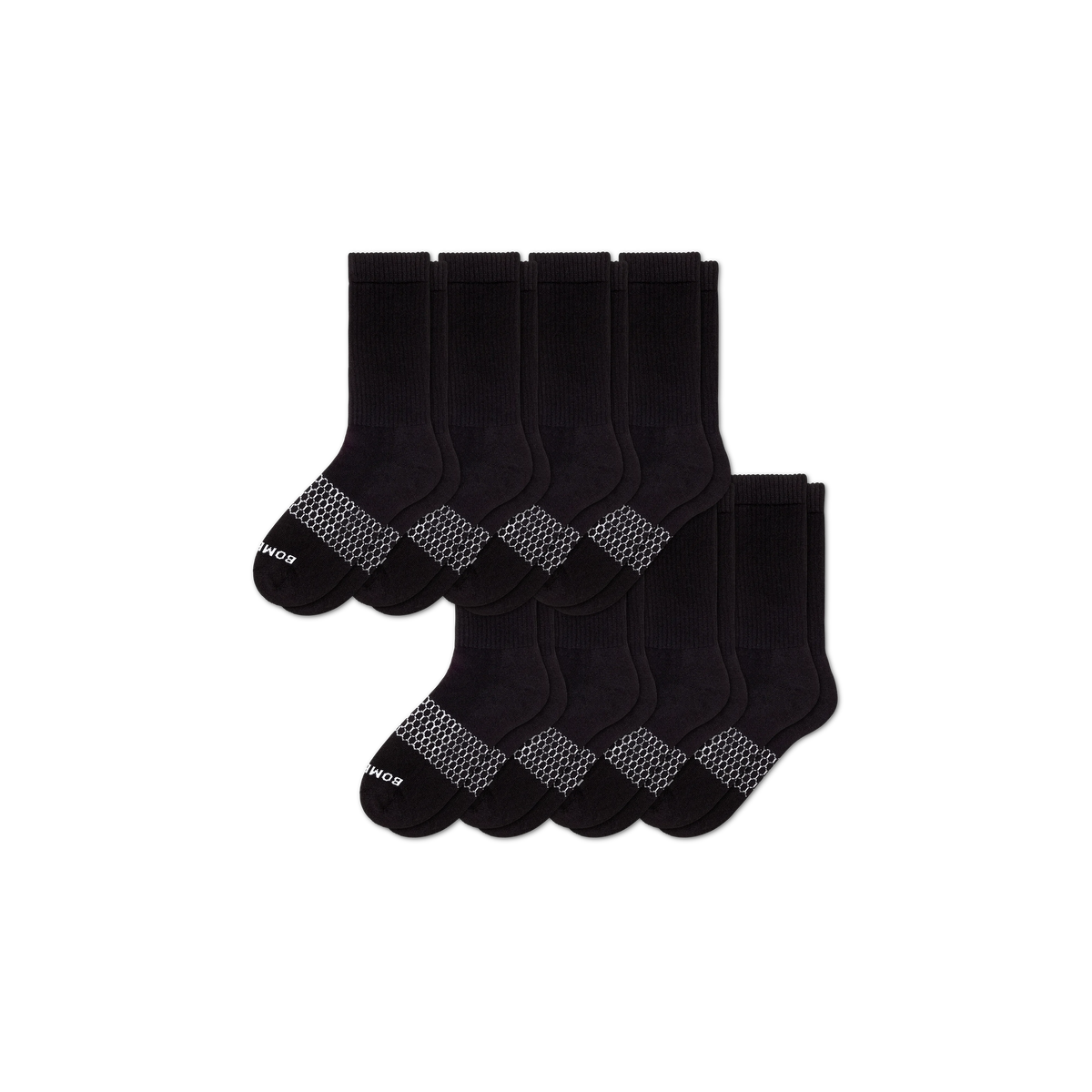 Men's Solids Calf Sock 8-Pack